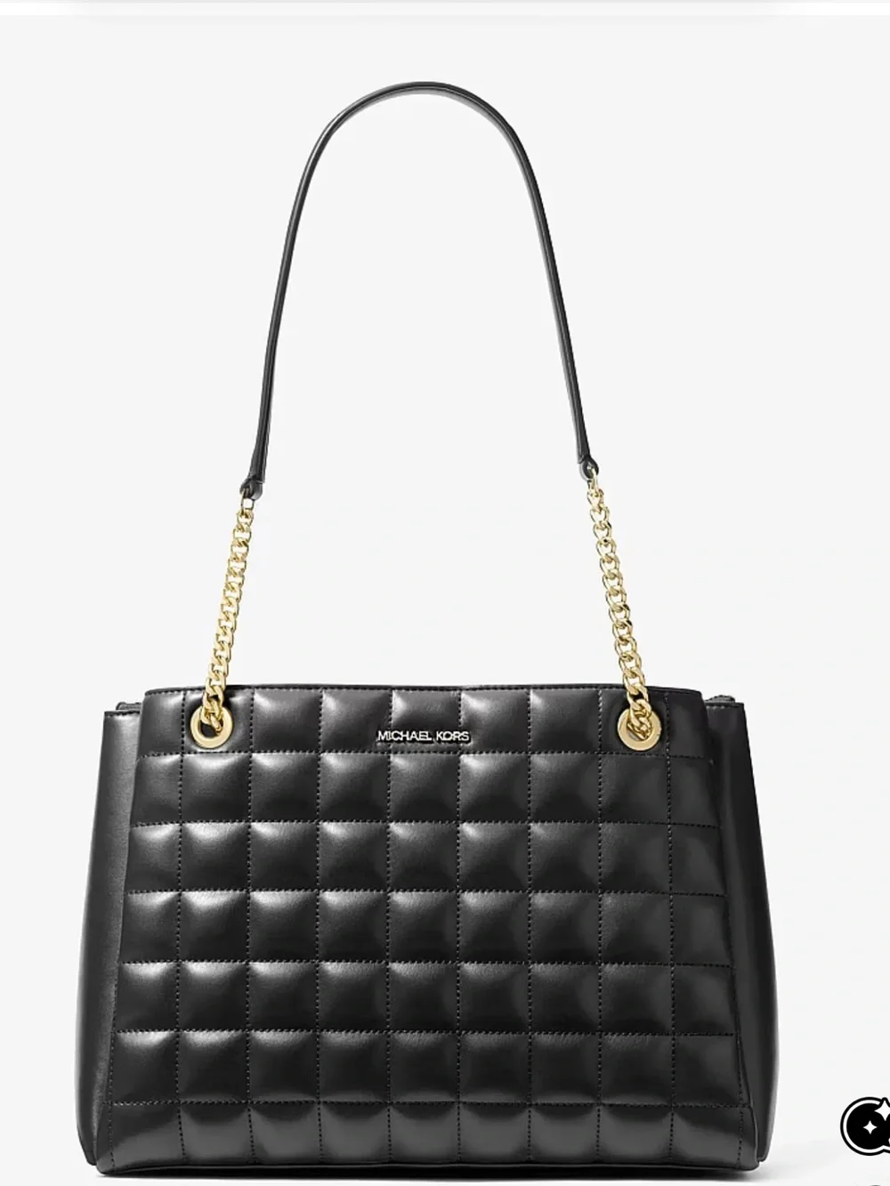 🌟⭐️🌟Michael Kors Quilted Black Leather Shoulder Bag with Gold Chain🌟⭐️🌟 NWT 🌟⭐️🌟